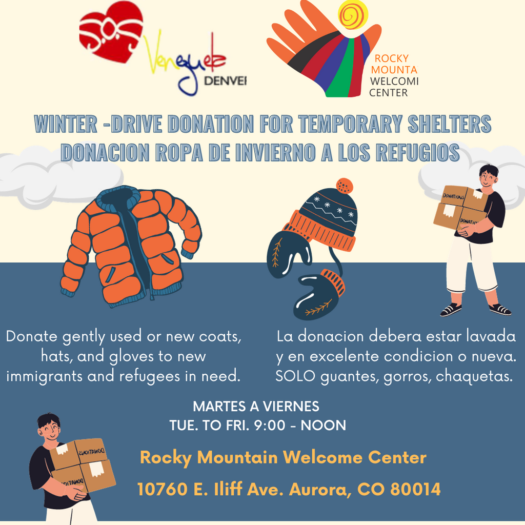 Winter Drive Donations for Shelters-Donaciones de Invierno para los Refugios- ENGLISH VERSION BELOW