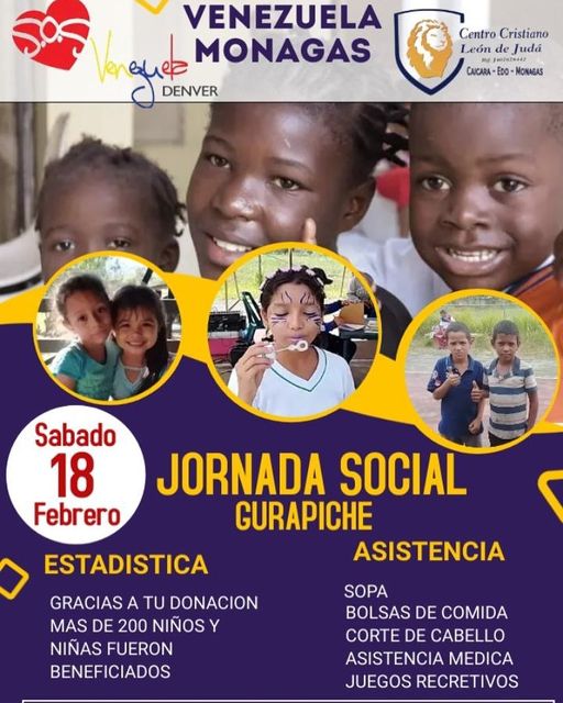 JORNADA SOCIAL -GURAPICHE -EDO MONAGAS -alcanzando los rincones de nuestra amada Venezuela!