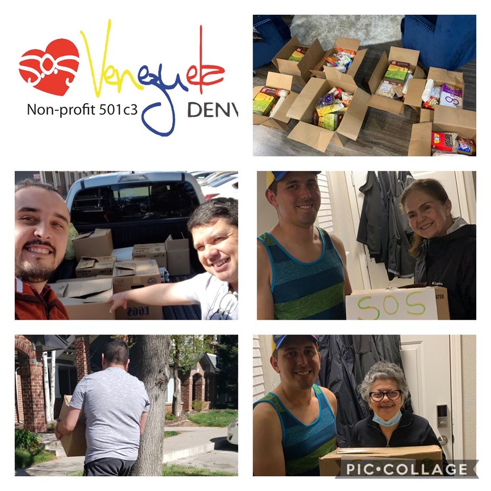 SOS Venezuela entrega Cajas Donadas